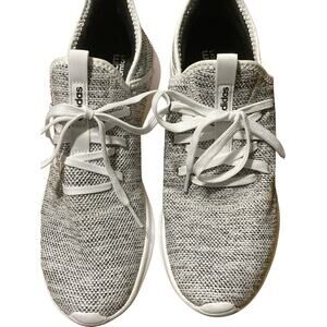 Adidas Women's Cloudfoam Running Athletic Shoes Sneakers Size 10 White Gray